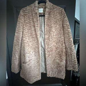 SILENCE AND NOISE FURRY CARDIGAN JACKET S